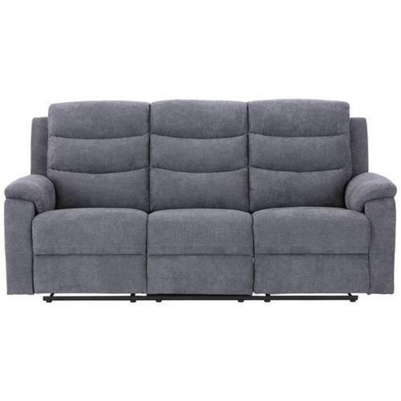 3-sitzer-sofa + Relaxfunktion Manchester Grau Mit Armlehnen