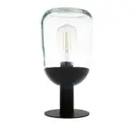 Möbelix Außenleuchte Donatori 60 Watt Metall/Glas