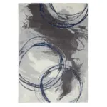 Möbelix Webteppich Hellgrau/ Navy Mila 160x230 Cm