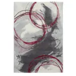 Möbelix Webteppich Rot/Hellgrau Hanna 160x230 cm