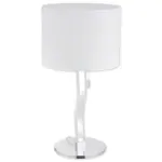 Möbelix LED-Tischlampe Aurelia Weiß/Chromfarben