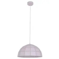 H&auml;ngeleuchte Alison H: 96 cm 1-Flammig, Eisen/Wei&szlig;