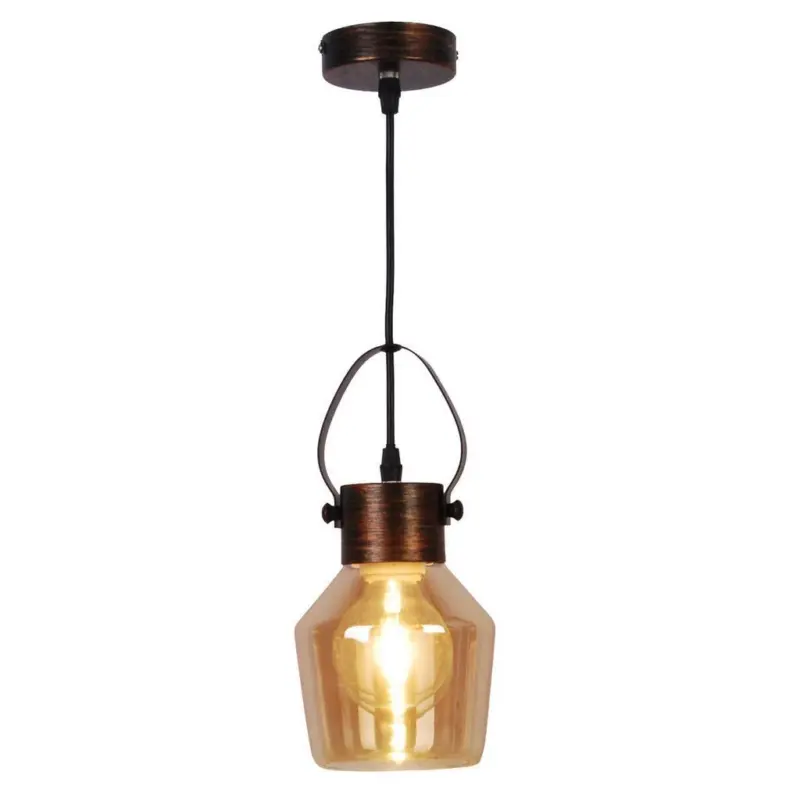 Hängeleuchte Alex H: 128 cm 1-Flammig, Industrial Design