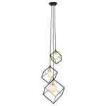 Möbelix Hängeleuchte Cadre H: 147 Cm 3-Flammig, Würfelformen