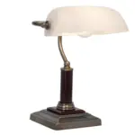 Möbelix Schreibtischlampe Bankir Messingfarben, Drehbar