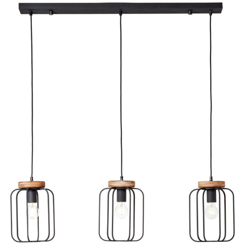 Hängeleuchte Tosh H: 130 Cm 3-Flammig, Käfigschirme