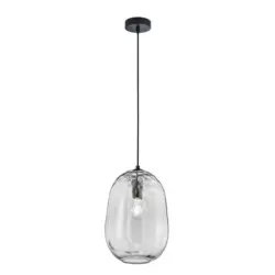 Hängeleuchte Bretagne H: 140cm 1-Flammig, Glasschirm