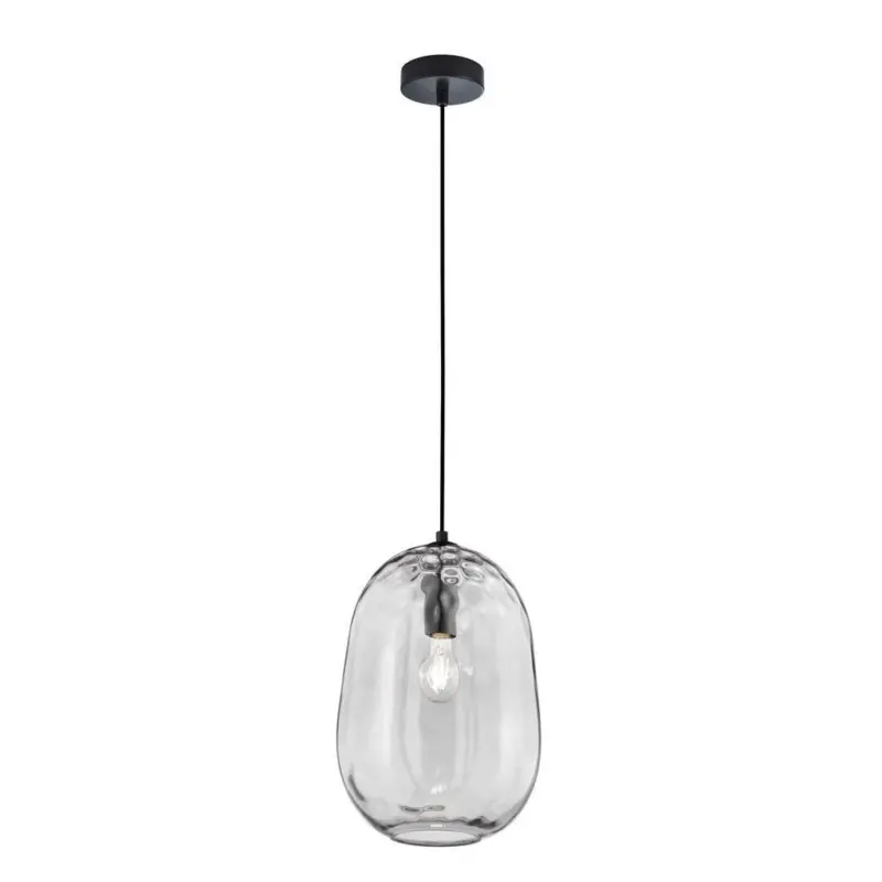 Hängeleuchte Bretagne H: 140cm 1-Flammig, Glasschirm