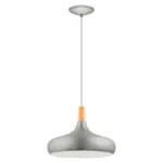 Möbelix Hängeleuchte Sabinar H: 110 Cm 1-Flammig, Braun/silberfarben