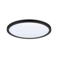Led-paneel Ø 29,3 Cm Rund Mit Schwarzem Rahmen