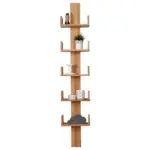 Möbelix Wandregal Pepe B: 35 Cm Buche Massiv 5 Fächer
