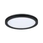 Möbelix Led-paneel Ø 19 Cm Rund Mit Schwarzem Rahmen