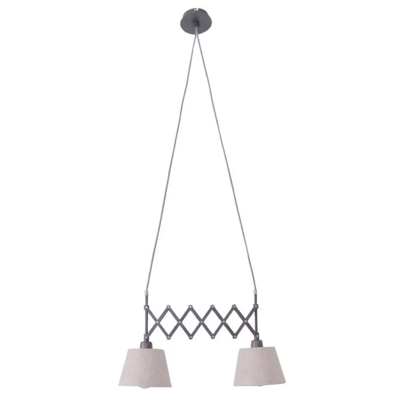 Hängeleuchte Adrienne H: 135cm 2-Flammig, Ausziehbar