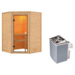 Möbelix Sauna Grenoble 1 mit Int. Steuerung 145x187x145 cm