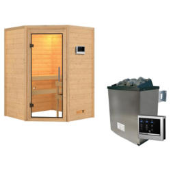 Finnische Sauna Grenoble 2 Mit Ext. Steuerung 9-Kw-Ofen