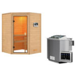 Möbelix Sauna Grenoble 3 mit Ext. Steuerung 145x187x145 cm