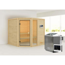 Sauna Lille 3 Mit Ext. Steuerung 196x187x196 Cm