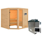 Möbelix Sauna Lille 2 mit Ext. Steuerung 196x187x196 cm