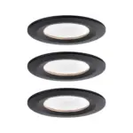 Möbelix Deckenleuchte 3er-set Ø 7,8 Cm, Dimmbar, Rund