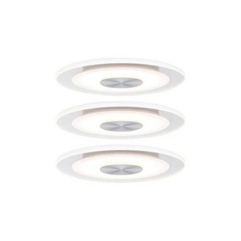 Led-deckenleuchte 3er-set Ø 12 Cm, 1-Flammig, Rund