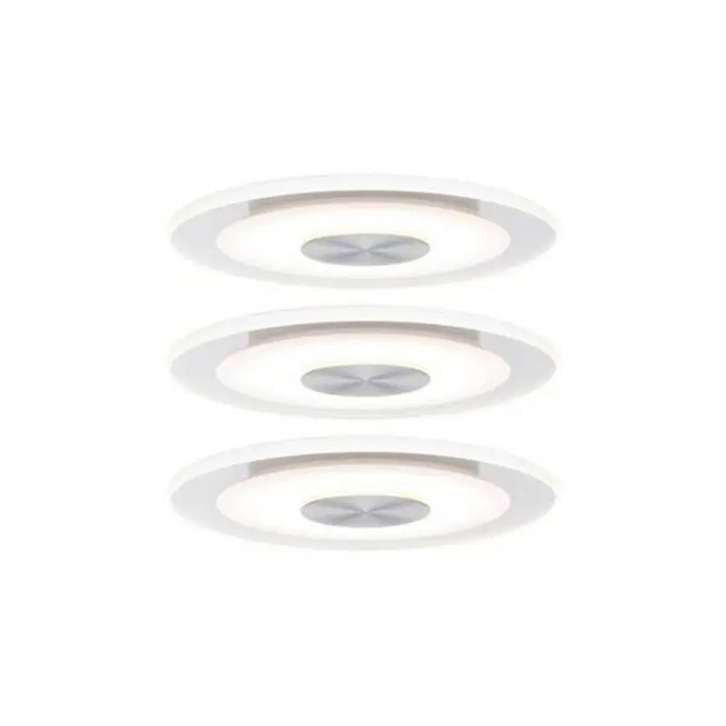 Led-deckenleuchte 3er-set Ø 12 Cm, 1-Flammig, Rund