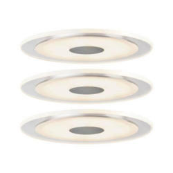 Led-deckenleuchte 3er-set Ø 15 Cm, 1-Flammig, Rund