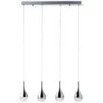 Möbelix Led-hängeleuchte Frizzante H: 114,5 Cm 4-Flammig Kürzbar