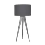 Möbelix Tischlampe Tripod Chromfarben mit Kippschalter