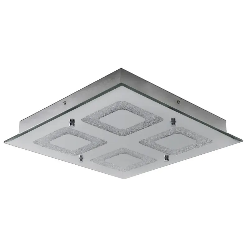 Led-deckenleuchte Mirror L: 36 Cm Mit Kristallglas