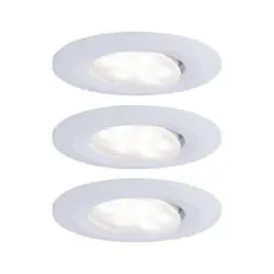 Led-deckenleuchte Ø 9 Cm Weiß Matt Rund