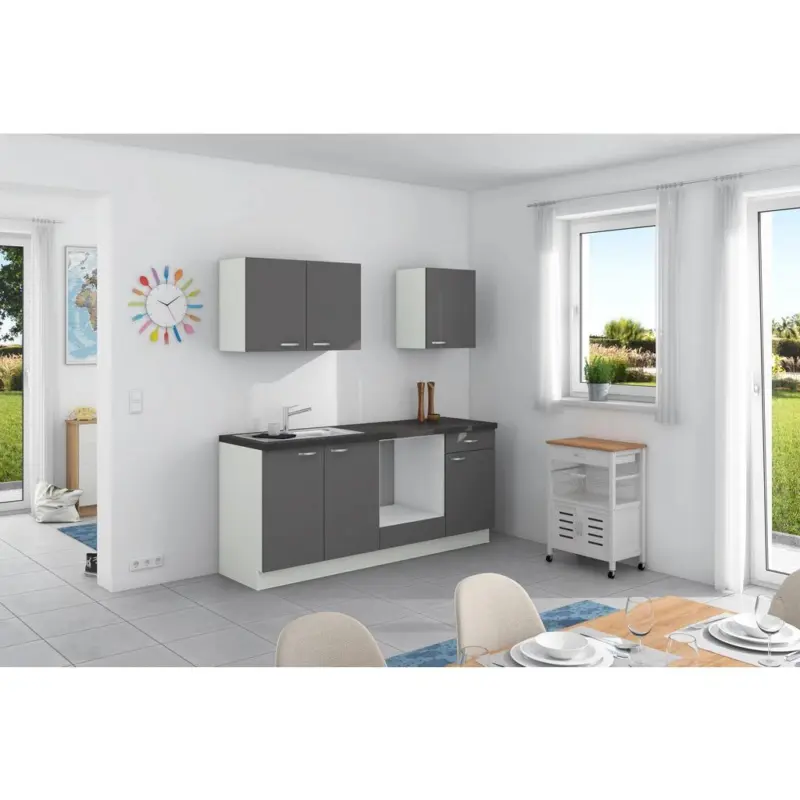 K&uuml;chenzeile Win Ohne Ger&auml;te Ohne Ger&auml;te B: 200 Cm