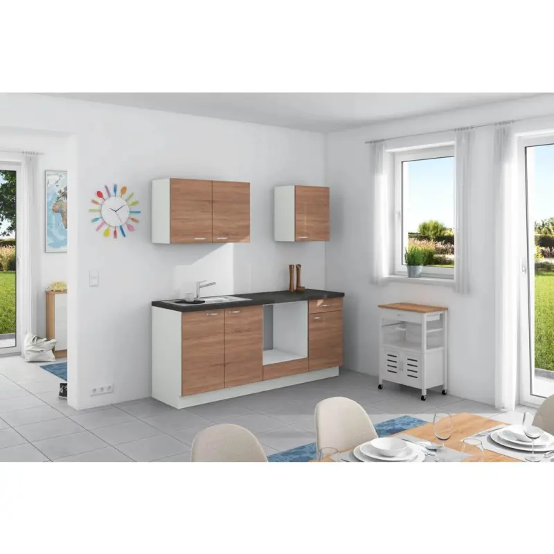 Küchenzeile Plan Ohne Geräte Ohne Geräte B: 200 Cm