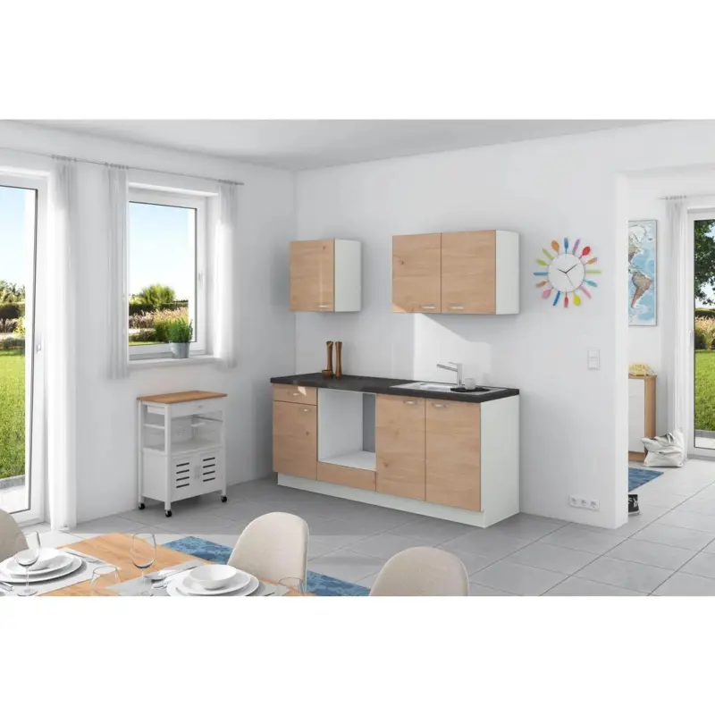 Küchenzeile Plan Ohne Geräte Ohne Geräte B: 200 Cm