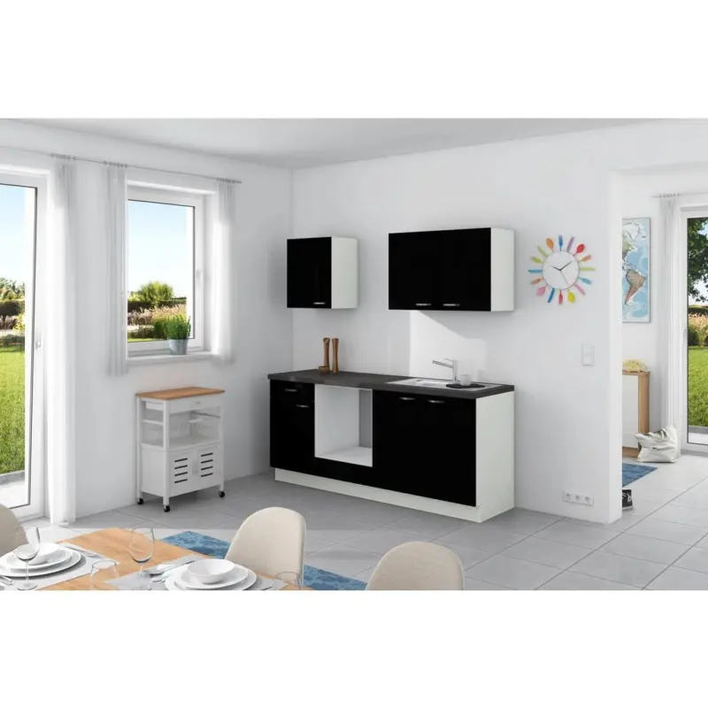 Küchenzeile Clean Ohne Geräte Ohne Geräte B: 200 Cm