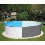 Möbelix Stahlwandpool-Set Rund Steely mit Leiter und Pumpe D: 350cm