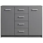 Möbelix Kommode B: 119 Cm Elenzio, Graphitfarben