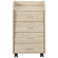 Rollcontainer Eiche Dekor Novi Bxhxt 40x36x65 Cm