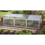 Möbelix Frühbeetkasten Gaia 3x Aluminium 52,6x50,9x179,8 cm