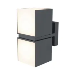 Außenwandleuchte Cuba 23w Kunststoff Metall, Wandmontage