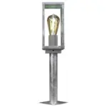 Möbelix Sockelleuchte Mit Dämmerungs- Sensor Karo 60 W Glas/metall
