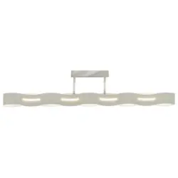 LED-Deckenleuchte Wave Pl Nik L: 100 cm, dimmbar