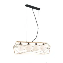 Hängeleuchte Abraxas H: 150 cm 4-Flammig