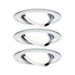 Möbelix Deckenleuchte 3er-set Ø 8,4 Cm 1-Flammig, Rund