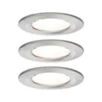 Möbelix Deckenleuchte 3er-set Ø 7,8 Cm, Dimmbar, Rund