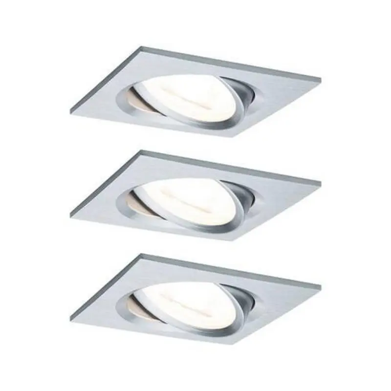 Deckenleuchte 3er-set B: 8,4 Cm, Dimmbar, Rechteckig