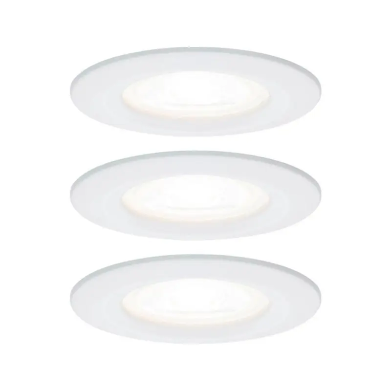 Deckenleuchte 3er-set &Oslash; 7,8 Cm, Dimmbar, Rund