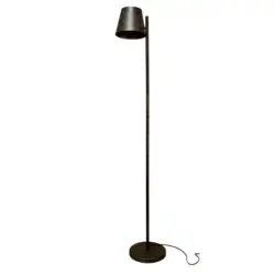 Stehlampe Colt Grau Antik-Look Rund