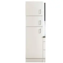 K&uuml;hlschrank-Umbauschrank Corner B: 60 cm Wei&szlig;