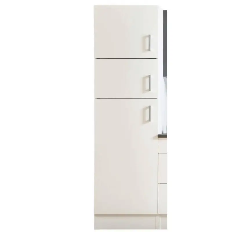 K&uuml;hlschrank-Umbauschrank Corner B: 60 cm Wei&szlig;