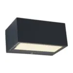 Möbelix Außenwandleuchte Gemini 10,5w Glas Aluminium, Wandmontage